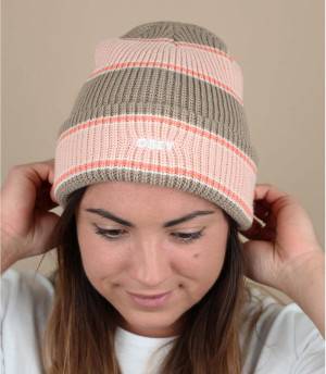 Future Stripe Beanie pink...