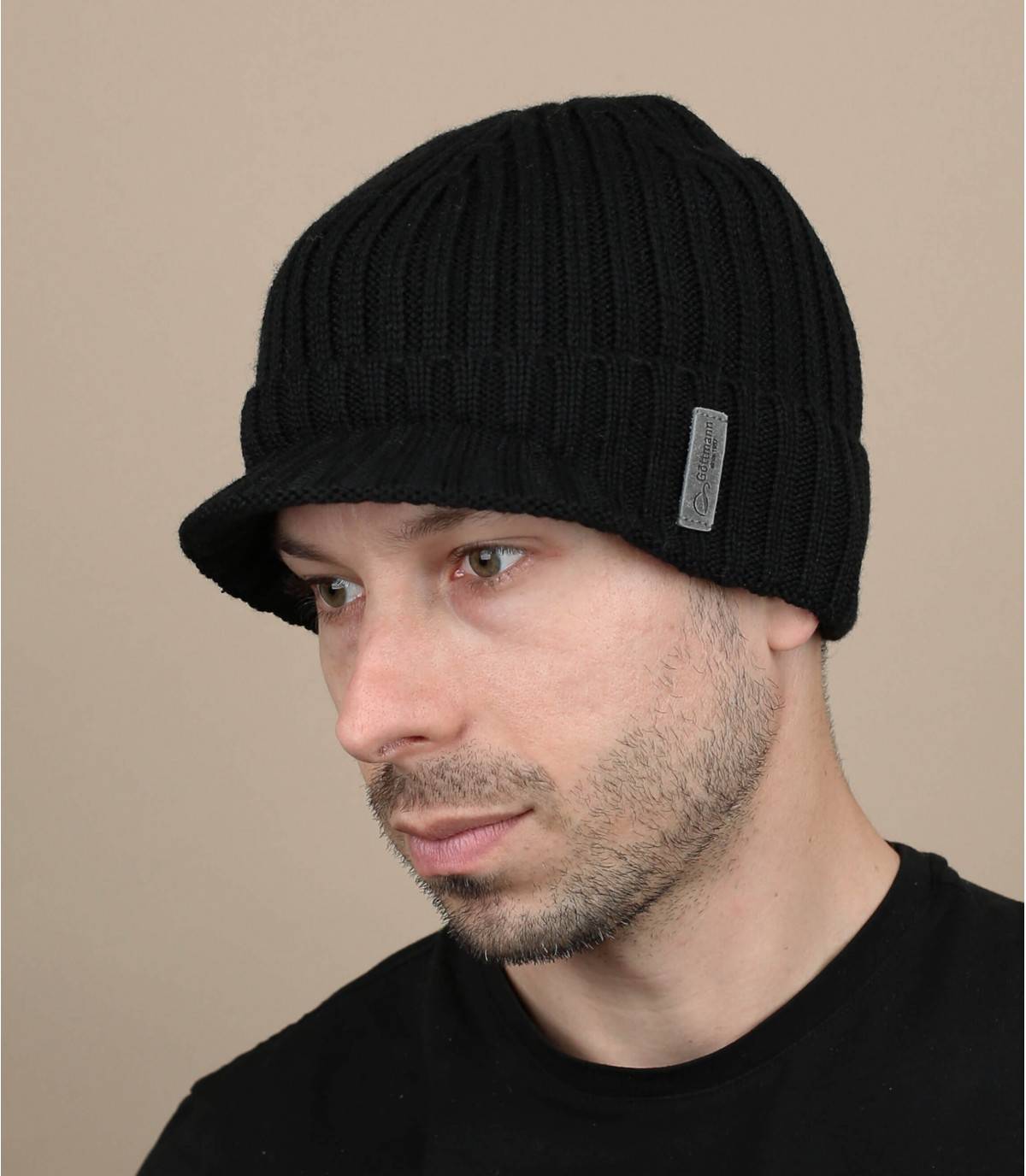 Visor Beanie black