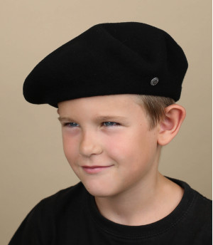 Beret petit basque noir