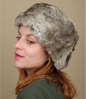 chapeau d'hiver femme toque fourrure