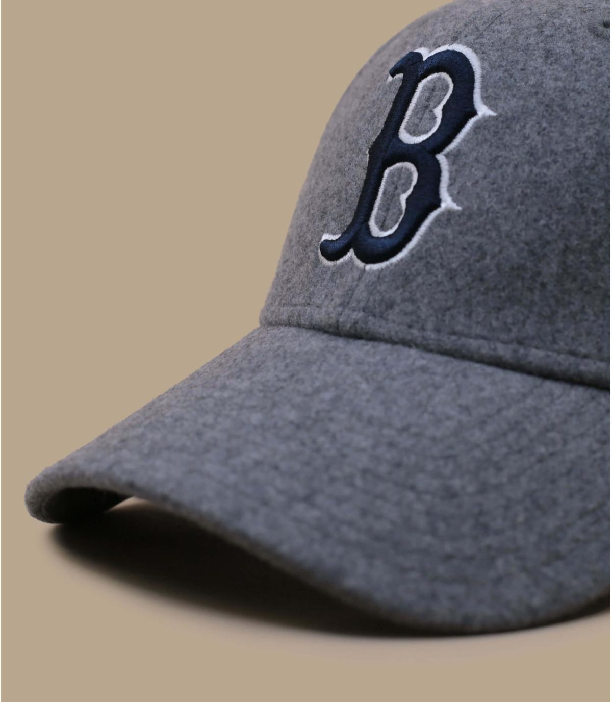 Casquette Melton Wool 9Forty Boston gray