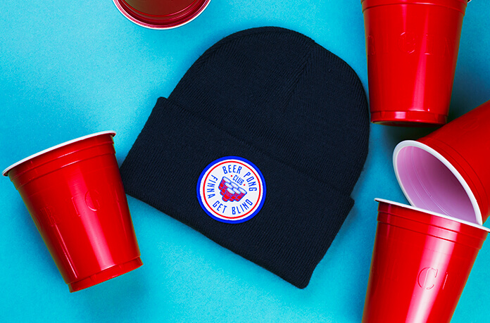 bonnet Beer Pong noir