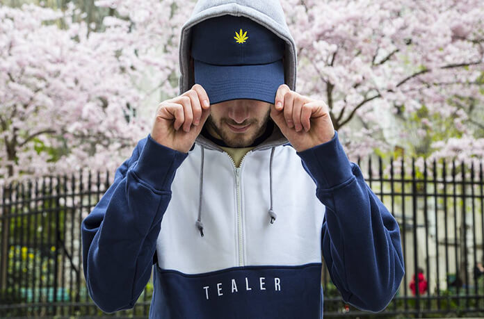 casquette tealer weed