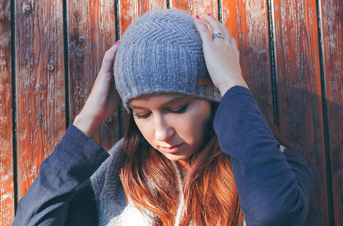 bonnet gris femme Barts