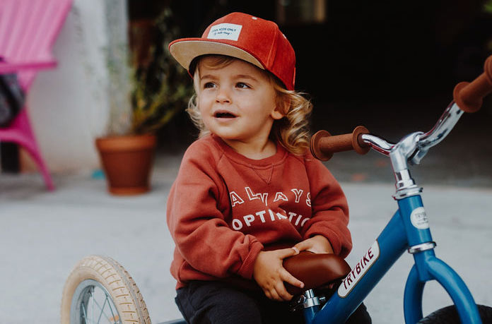 casquette velours rouge Hello Hossy