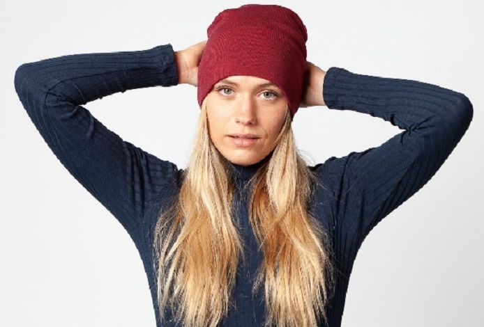 bonnet long rouge