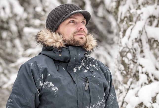 bonnet visière gris