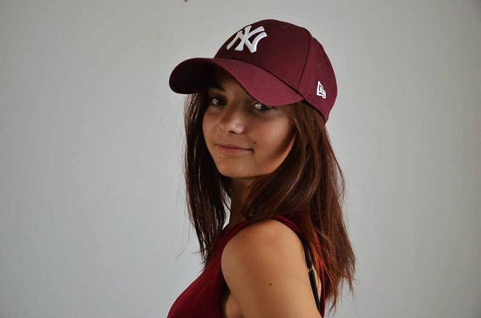 casquette NY bordeaux