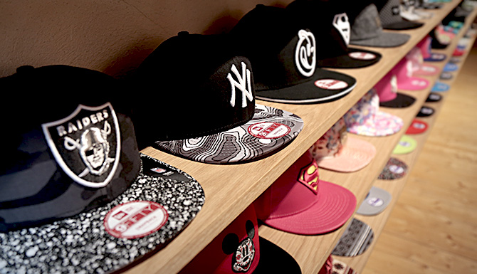 Les formes de casquettes New Era