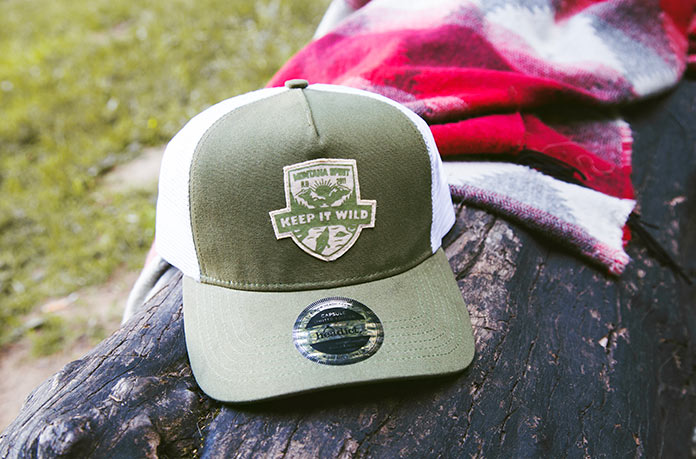 trucker Keep It Wild vert olive