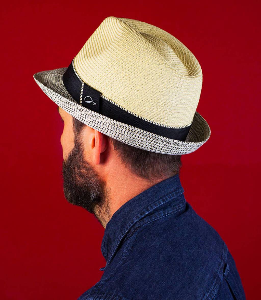 Chic et graphiques, les trilbys Göttmann en paille